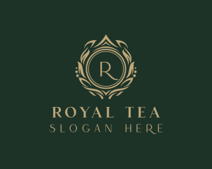 Royal Crown Wreath logo design