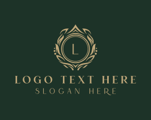 Royal - Royal Crown Wreath logo design