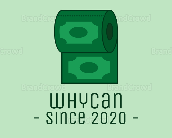 Toilet Paper Money Logo