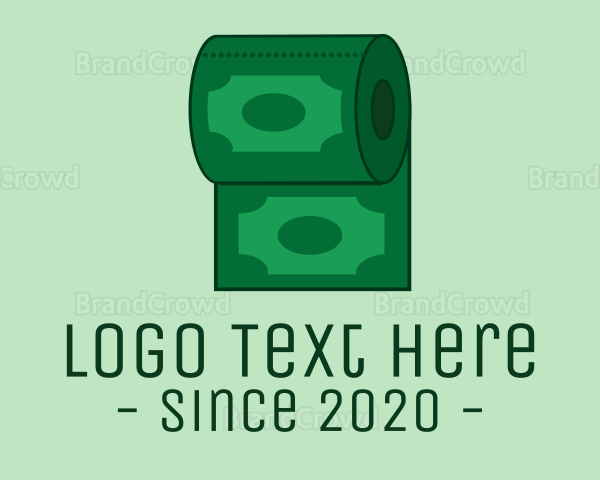 Toilet Paper Money Logo