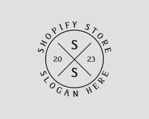 Hipster Fashion Apparel logo design