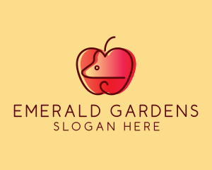 Mouse Apple Farm logo design