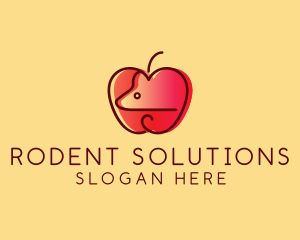 Mouse Apple Farm logo design