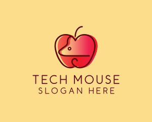 Mouse - Mouse Apple Farm logo design