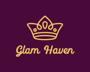 Glam - Glam Tiara Jewel logo design