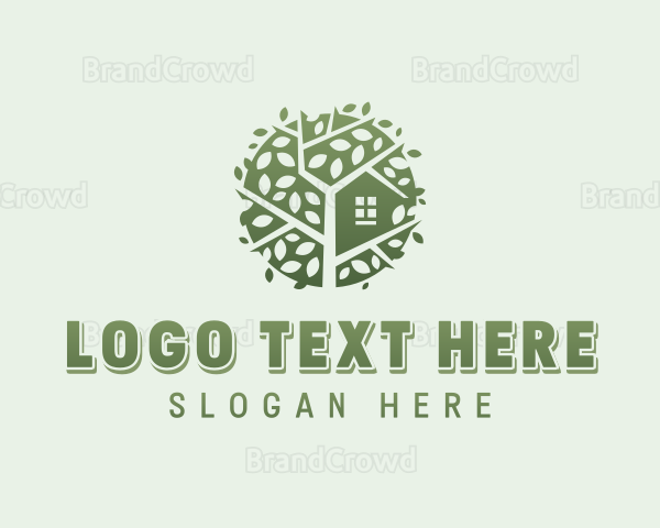 Eco Treehouse Garden Logo