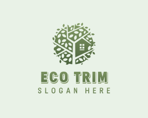 Eco Treehouse Garden logo design