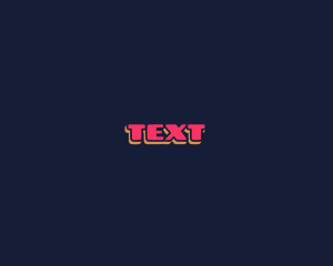 Retro Text Boutique logo design