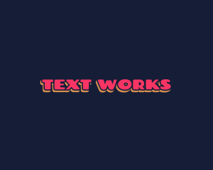 Text - Retro Text Boutique logo design
