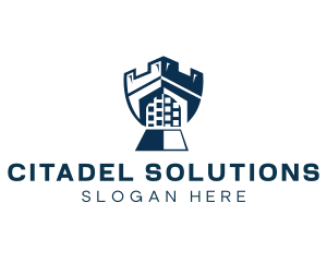 Citadel - Castle Gate Tower logo design