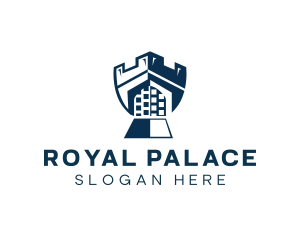Palace - Castle Gate Shield logo design