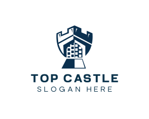Castle Gate Shield logo design