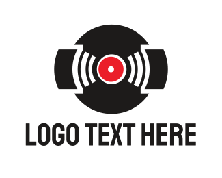 Black Vinyl Music Band Logo Brandcrowd Logo Maker