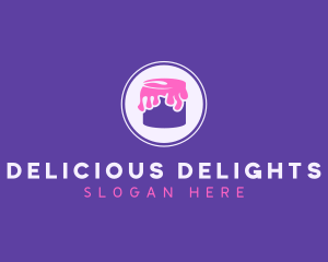 Yummy Cake Dessert logo design