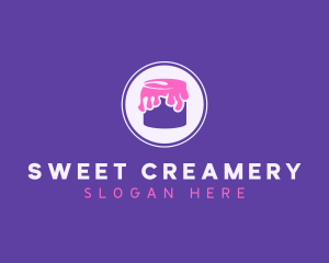 Yummy Cake Dessert logo design