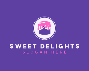 Yummy Cake Dessert logo design