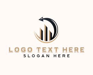 Financing - Financing Investor Graph logo design