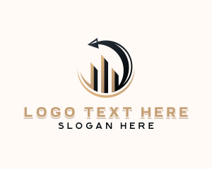 Investment - Financing Investor Graph logo design