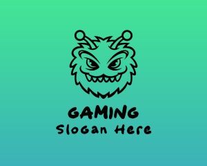 Game Streaming Angry Mascot Logo