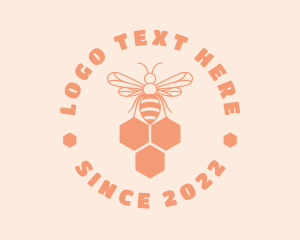 Honey - Organic Honey Bee logo design