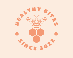 Organic Honey Bee  logo design