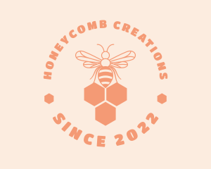 Organic Honey Bee  logo design