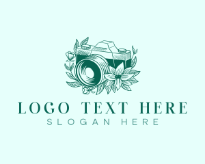 Vlogging - Camera Wedding Photography logo design