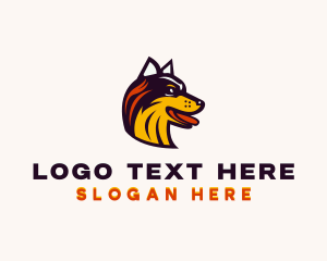 Kennel - Husky Breeder Pet Care logo design