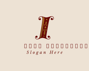 Lifestyle - Elegant Floral Letter I logo design