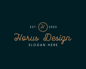 Elegant Cursive Boutique logo design