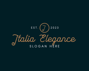 Elegant Cursive Boutique logo design