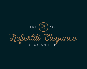 Elegant Cursive Boutique logo design