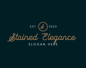 Elegant Cursive Boutique logo design