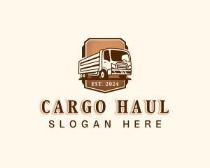 Truck Transportation Logistics logo design