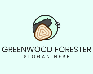 Lumberjack Wood Mill logo design