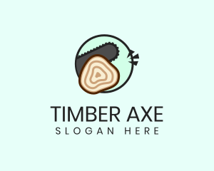 Lumberjack Wood Mill logo design