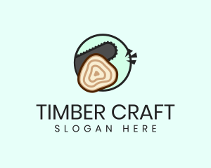 Lumberjack Wood Mill logo design