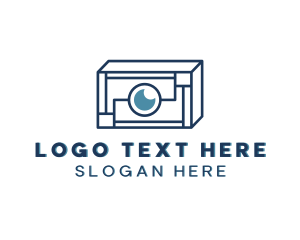 Vlogging - Content Creator Camera logo design