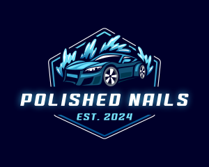 Car Wash Splash logo design