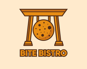 Bite - Orange Cookie Gong logo design