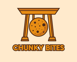 Orange Cookie Gong logo design