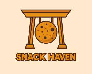 Orange Cookie Gong logo design