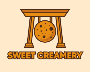 Orange Cookie Gong logo design