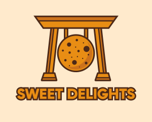 Orange Cookie Gong logo design