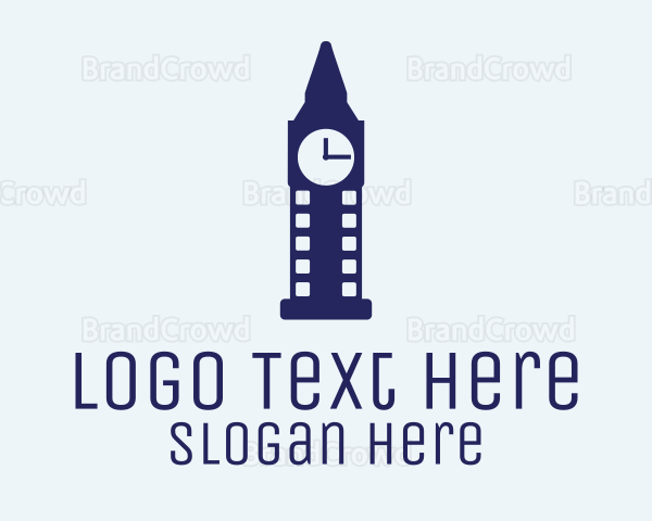 Big Ben London Movie Filmstrip Logo