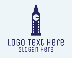 Travel Agent - Big Ben London Movie Filmstrip logo design