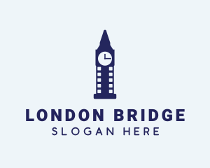 Big Ben London Movie Filmstrip logo design