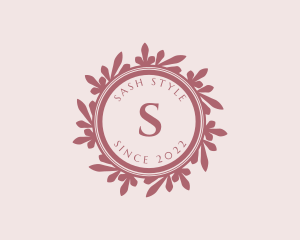 Feminine Eco Leaf logo design