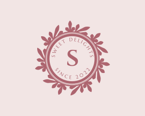 Feminine Eco Leaf logo design