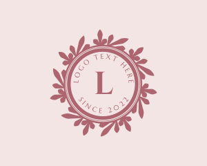 Cosmetics - Feminine Eco Leaf logo design